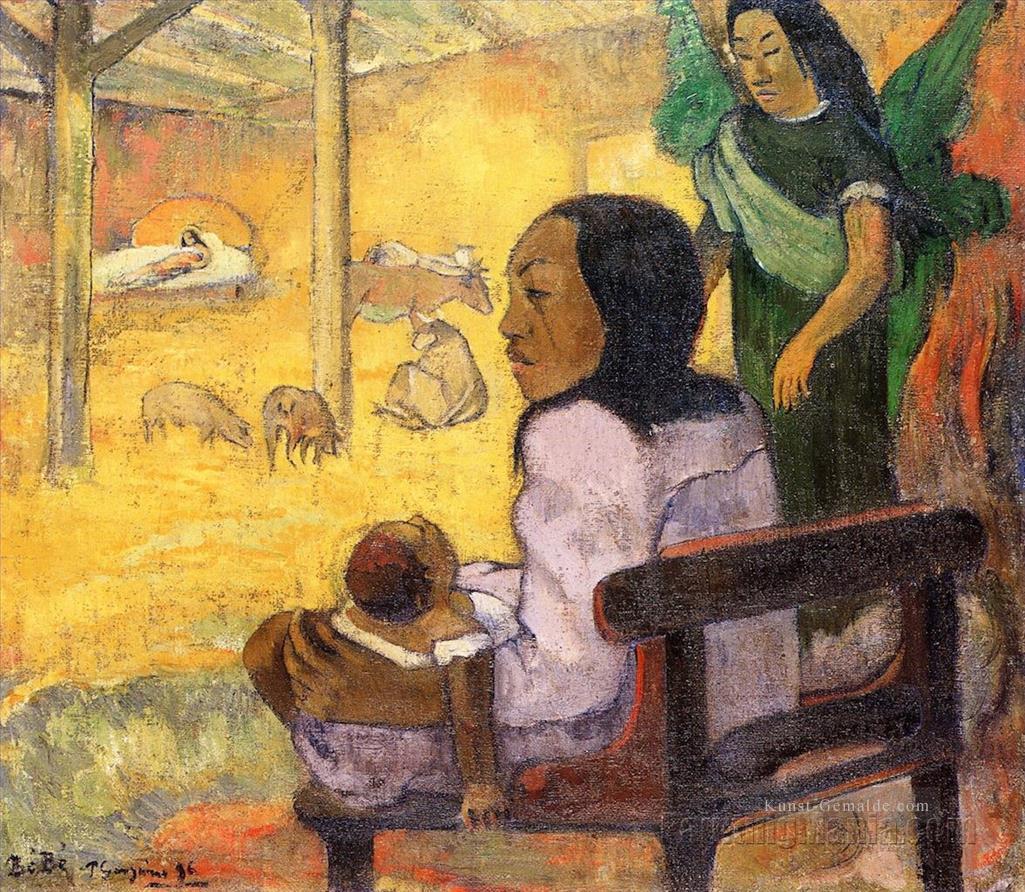 Baby Geburt Christi Beitrag Impressionismus Primitivismus Paul Gauguin Ölgemälde